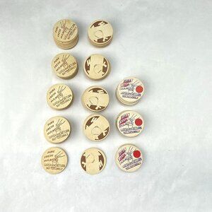 Vintage Mixed Lot Of Over 100 Milk Caps With Pure Fresh Milk Advertisement